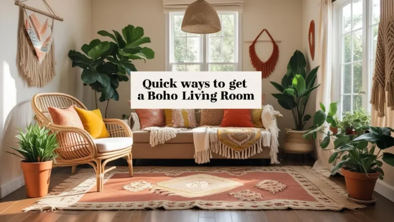 Boho living room