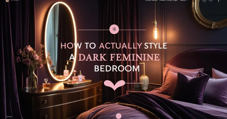 Dark Feminine Bedroom