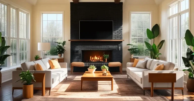 Black Brick Fireplaces Ideas
