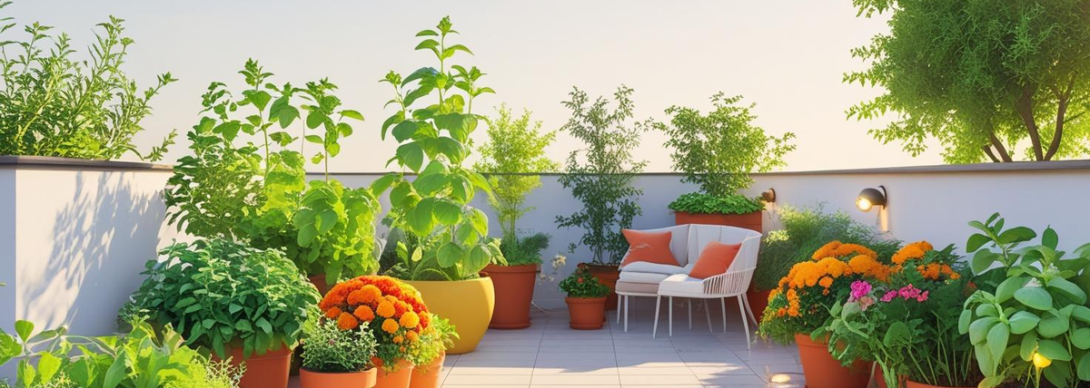 Thriving Terrace Garden