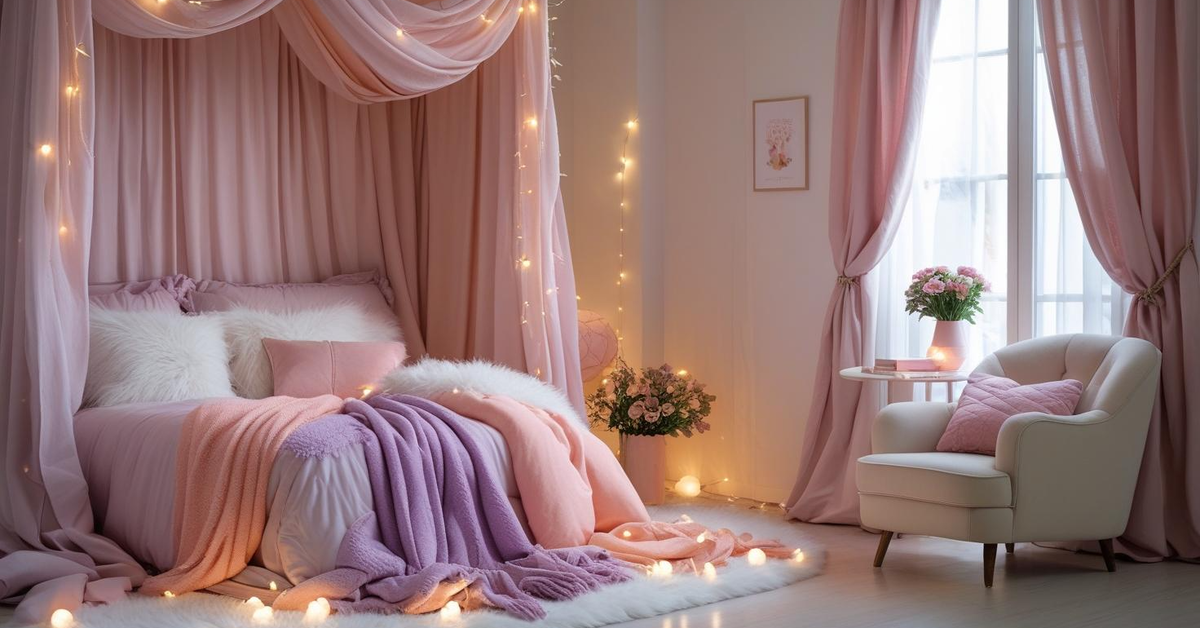 girly bedroom aesthetic