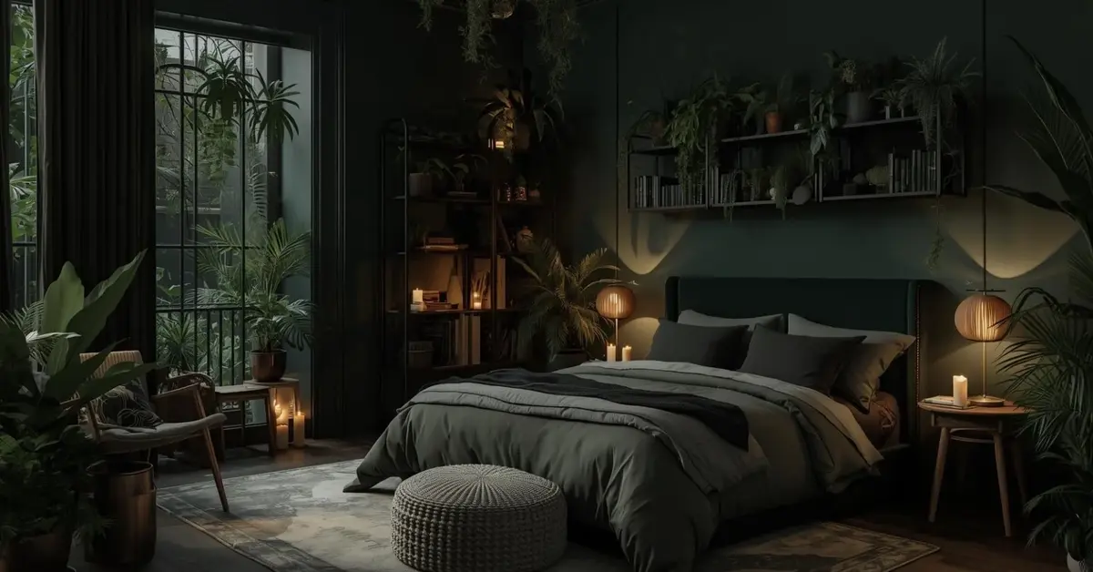 10 Aesthetic Dark Botanical Bedroom Ideas