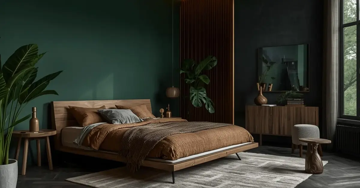 10 Modern Dark Nature Aesthetic Bedroom Decor Ideas