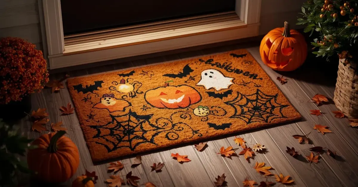 12 Easy Halloween Doormat Painting Ideas