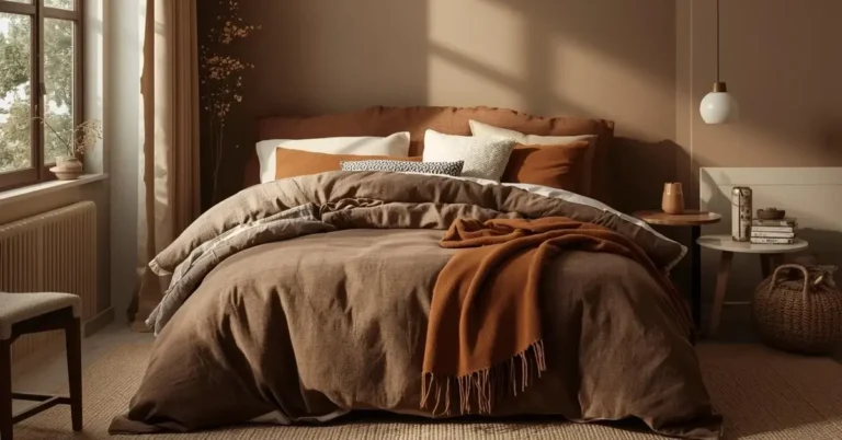 Brown Bedding Aesthetic