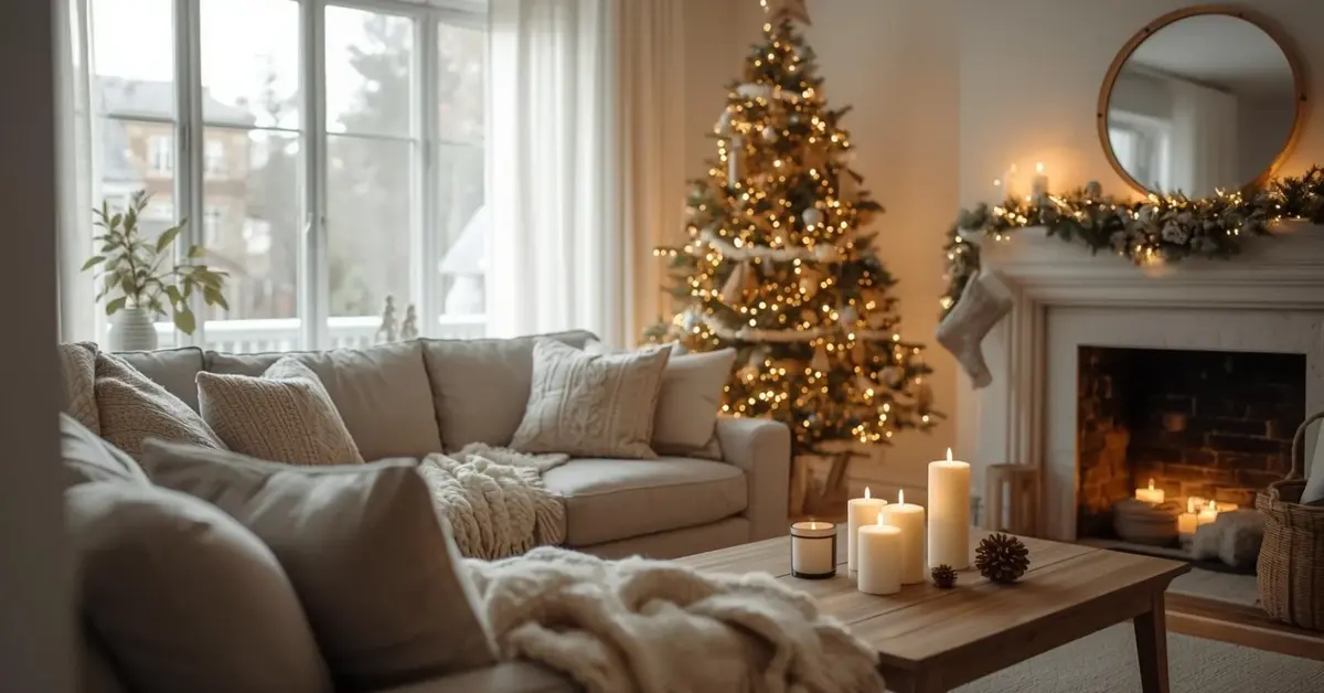 christmas decor ideas for living room