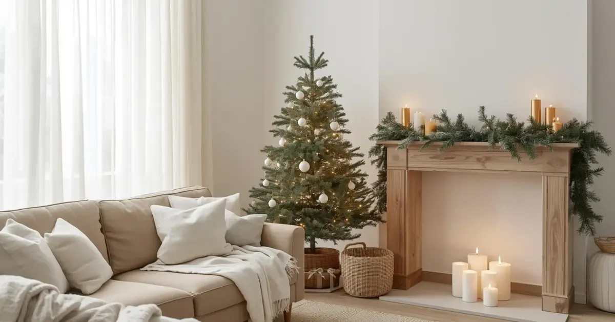 minimalist christmas decor