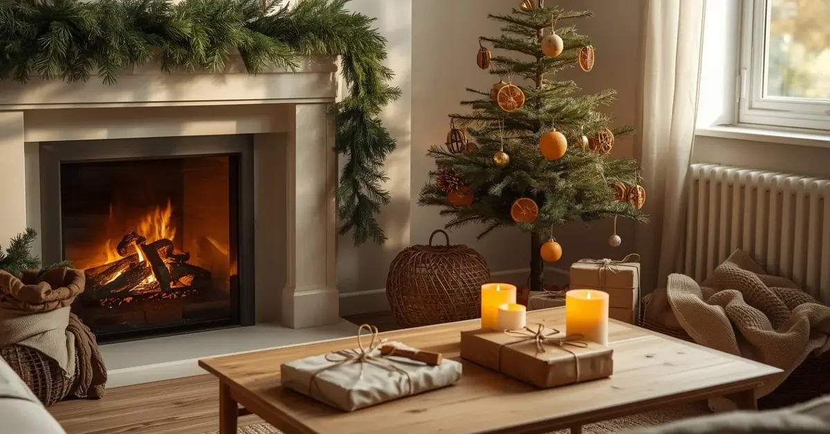 natural christmas decor