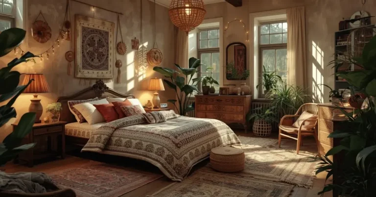 Boho Maximalist Bedroom