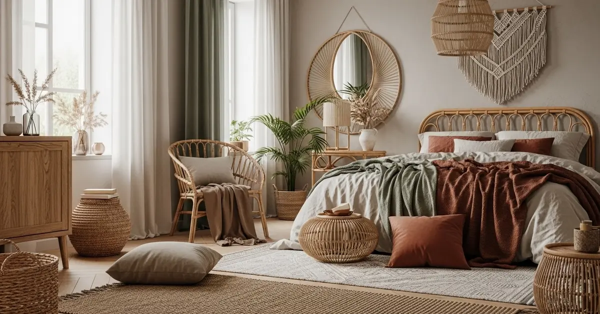 boho style bedroom ideas