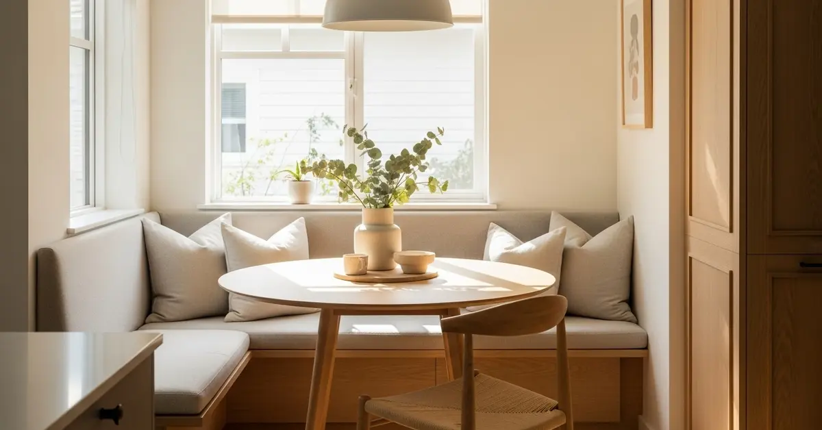 corner dining nook